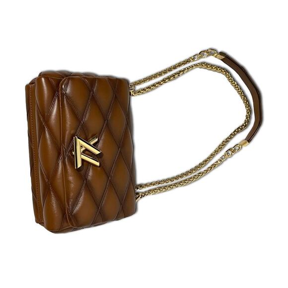 Louis Vuitton Lambskin Malletage GO-14 MM (Cognac) - Picture 5 of 7